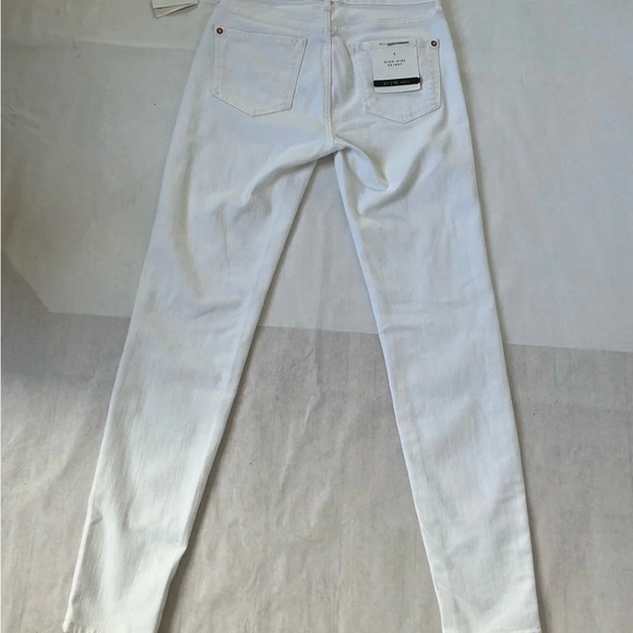 Pilcro & the Letterpress High Rise White Jeans 25 - Picture 4 of 10